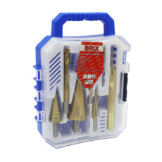 مته کاجی و مته برش و سنبه بریکس مدل YP-07 مجموعه 7 عددی
