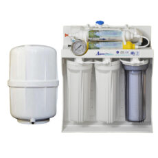 دستگاه تصفیه کننده آب آکوا پیورست مدل RO SYSTEM 609 به همراه فیلتر تصفیه آب مجموعه 6 عددی