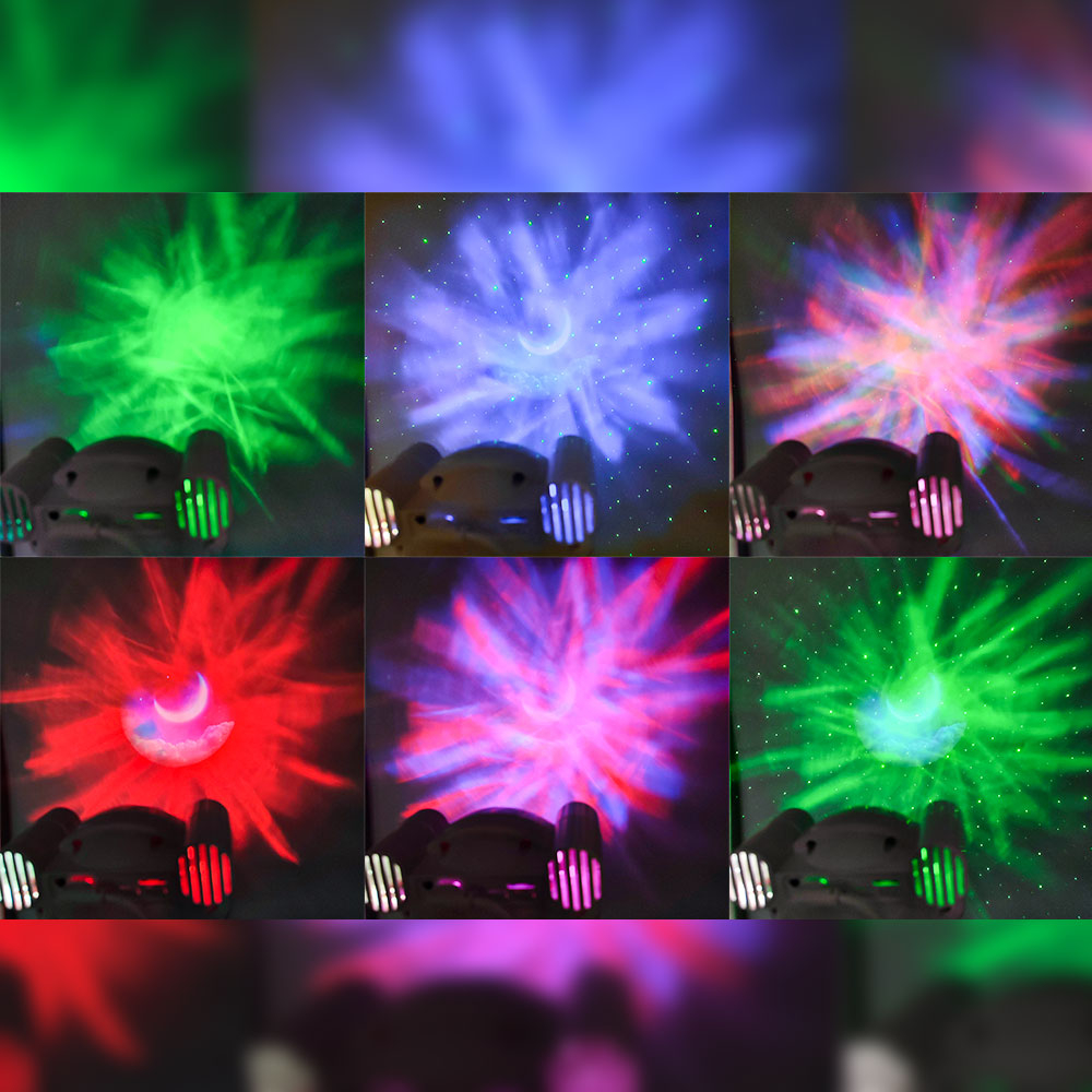 رقص نور مدل لیزری فضانورد طرح کهکشان