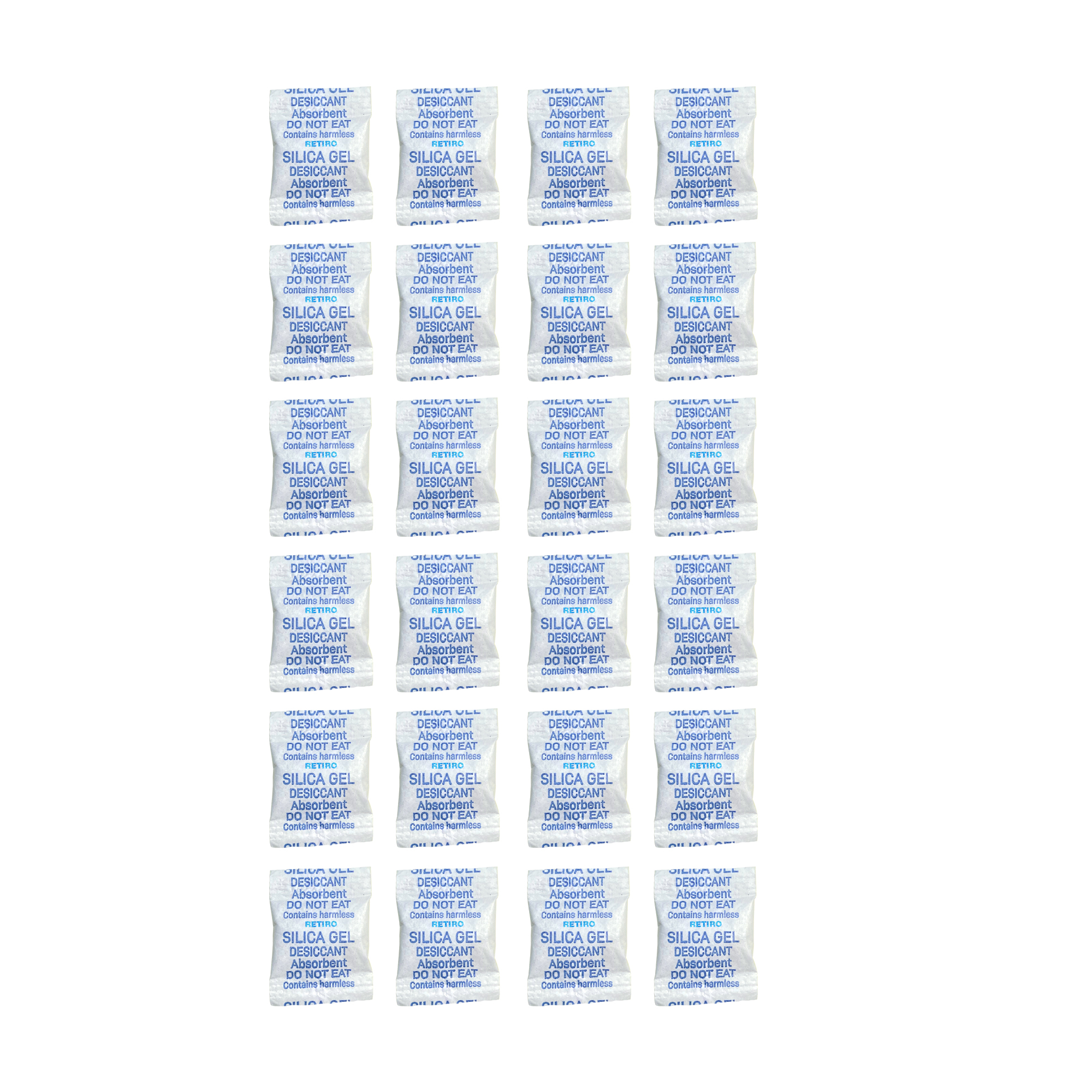 رطوبت گیر سلیکاژل مدل متالیکا وزن 2 گرم بسته 1000 عددی