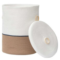 سبد رخت چرک مدل چوبی