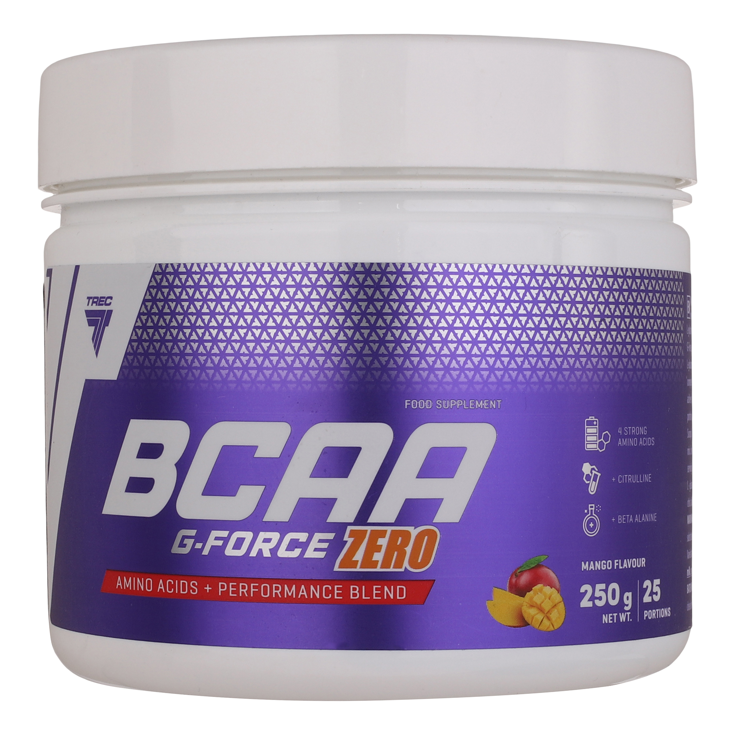 پودر بی سی ای ای با طعم انبه ترک نوتریشن وزن 250 گرم