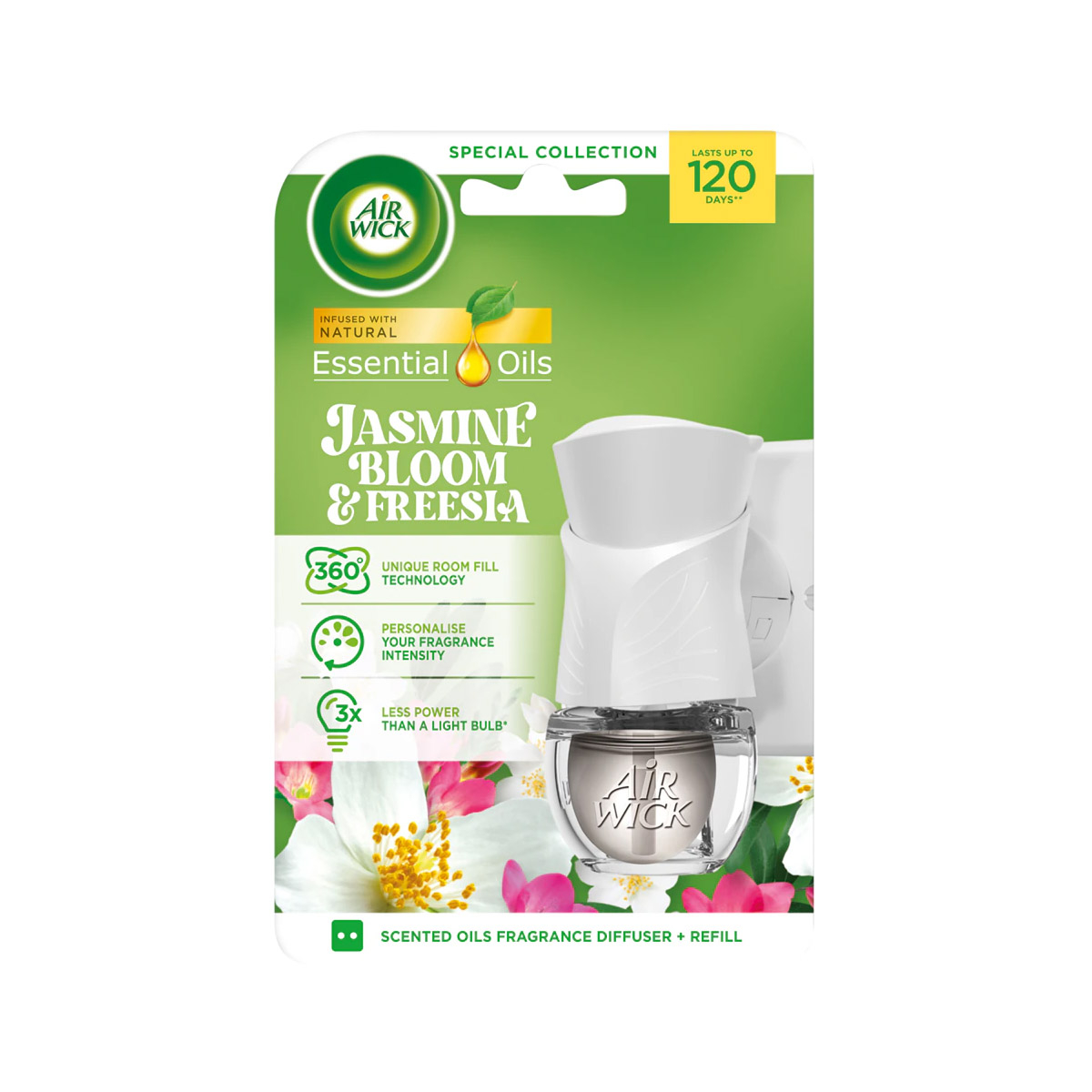 دستگاه خوشبو کننده هوا ایرویک مدل botanica با رایحه Jasmine Bloom & Freesia حجم 19 میلی لیتر