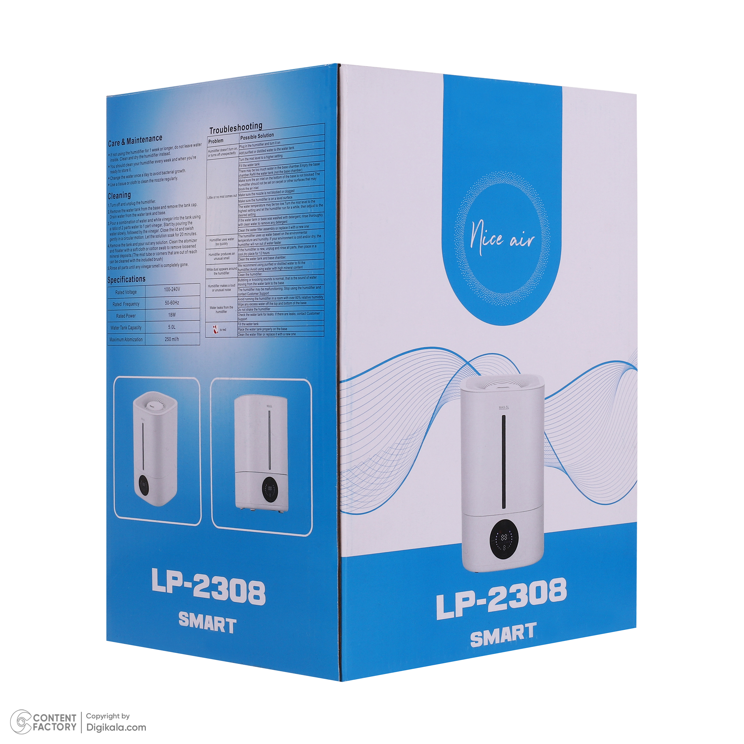 دستگاه بخور سرد نایس ایر مدل LP-2308