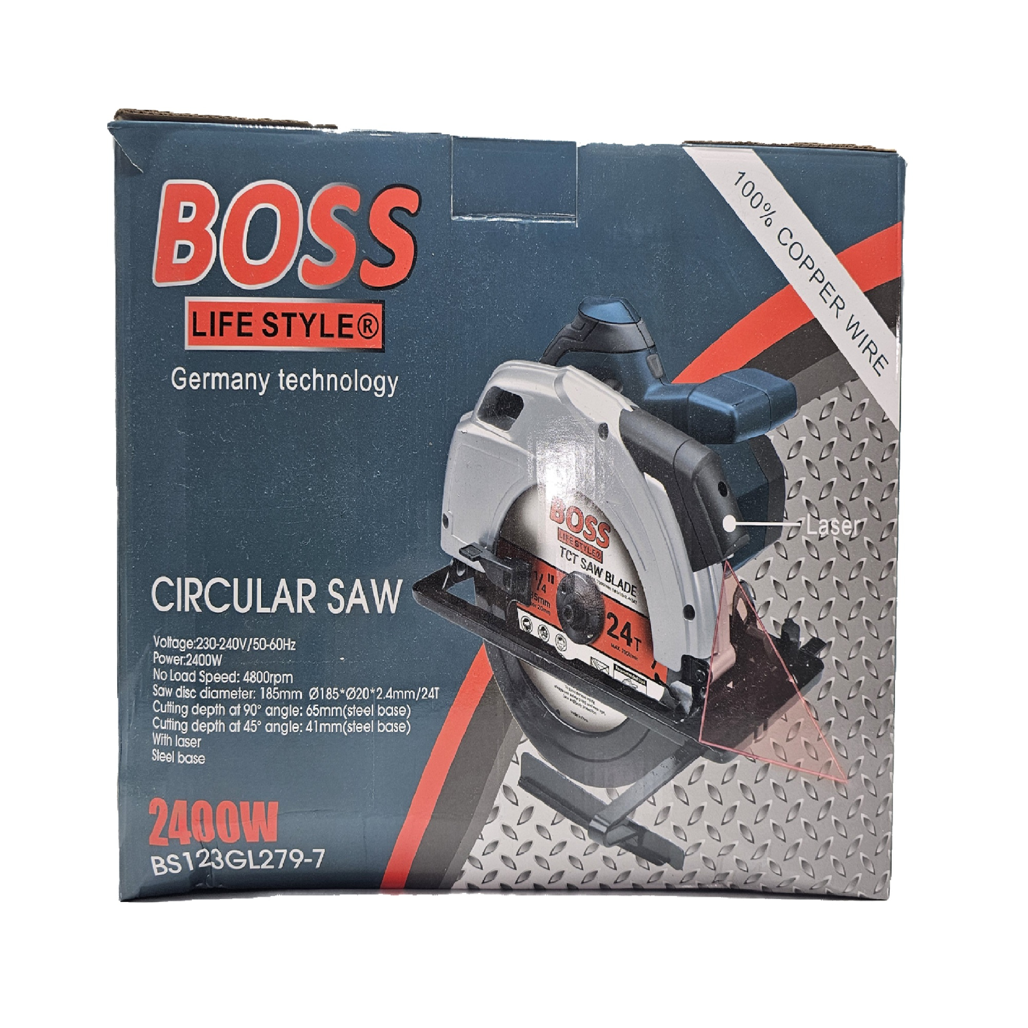 اره دیسکی لیزری صنعتی باس مدل BS123GL279_7