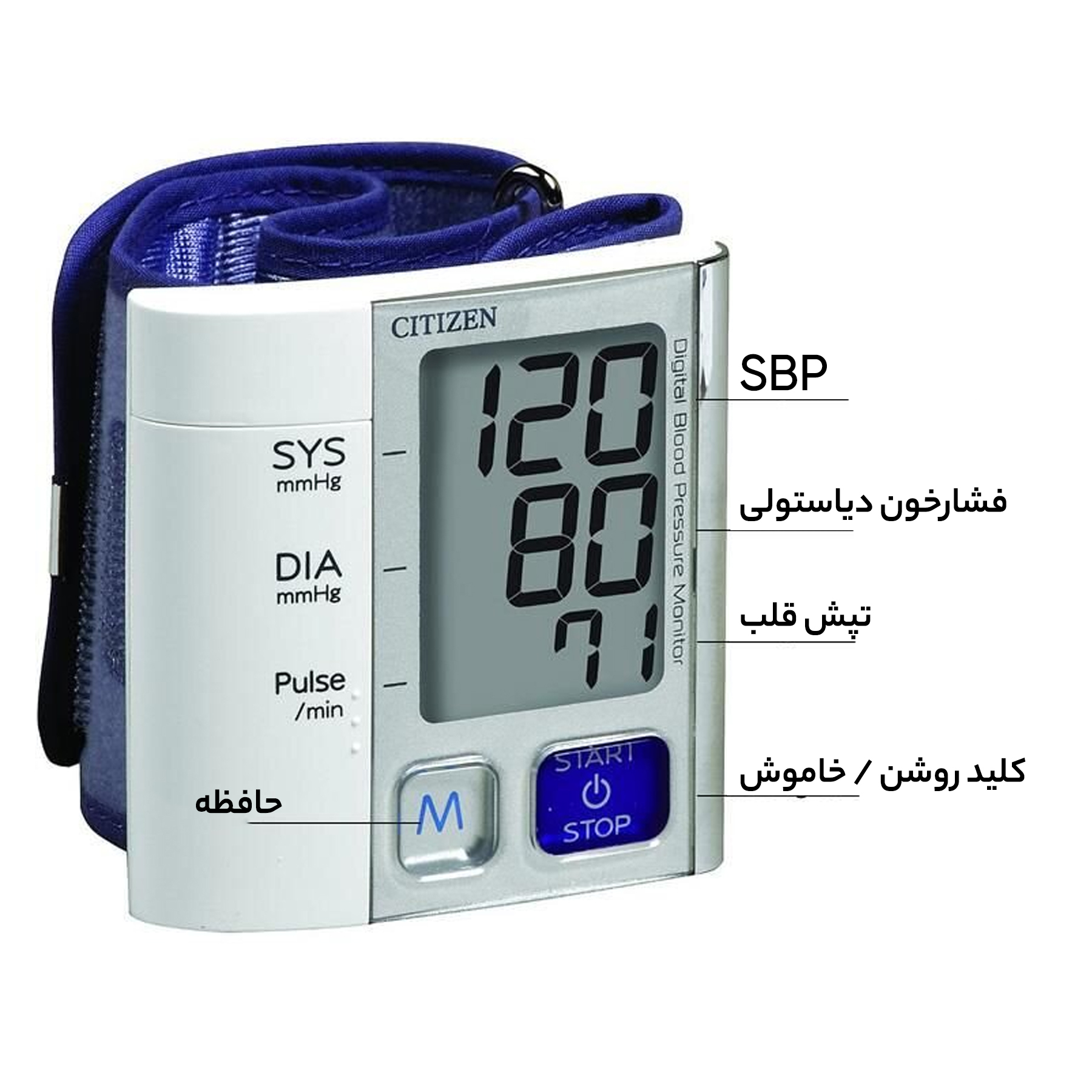 فشارسنج سیتی زن مدل CH 657