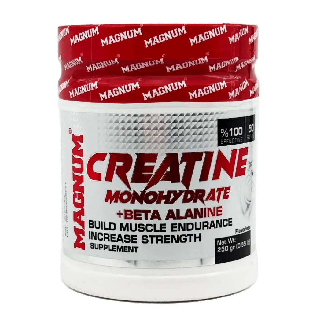 پروتئین وی ایزوله 100% مگنوم 2270 گرم - کراتین مگنوم 250 گرم - ویتامین C + زینک دوعدد بسته 60 عددی