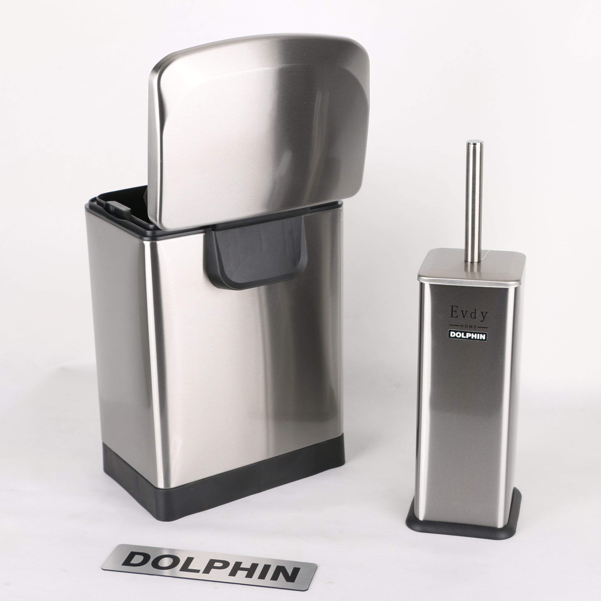 ست سطل و فرچه دلفین مدل Evd-226-6lt-ss