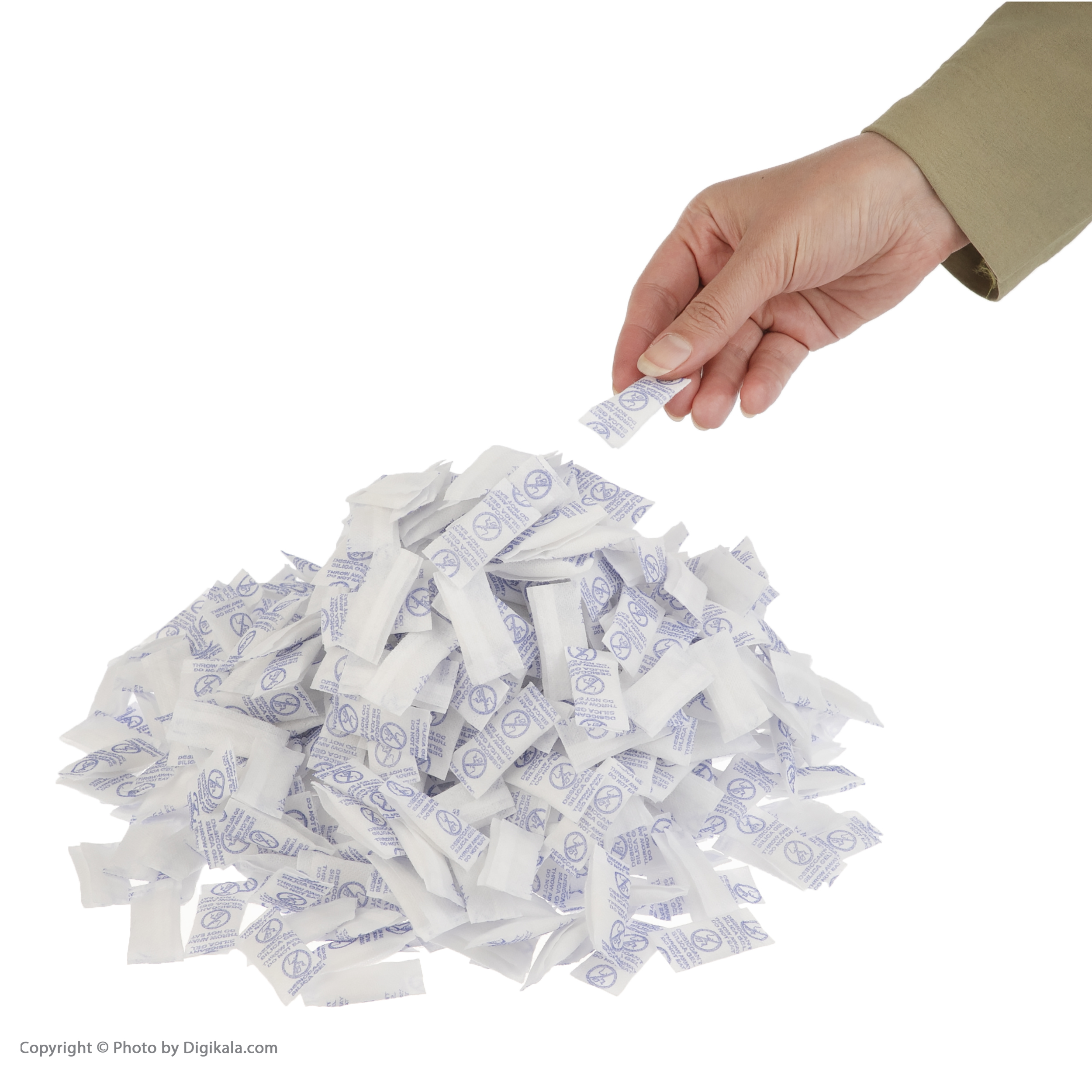 رطوبت گیر سیلیکاژل مدل اکسیر وزن 1 گرم بسته 500 عددی