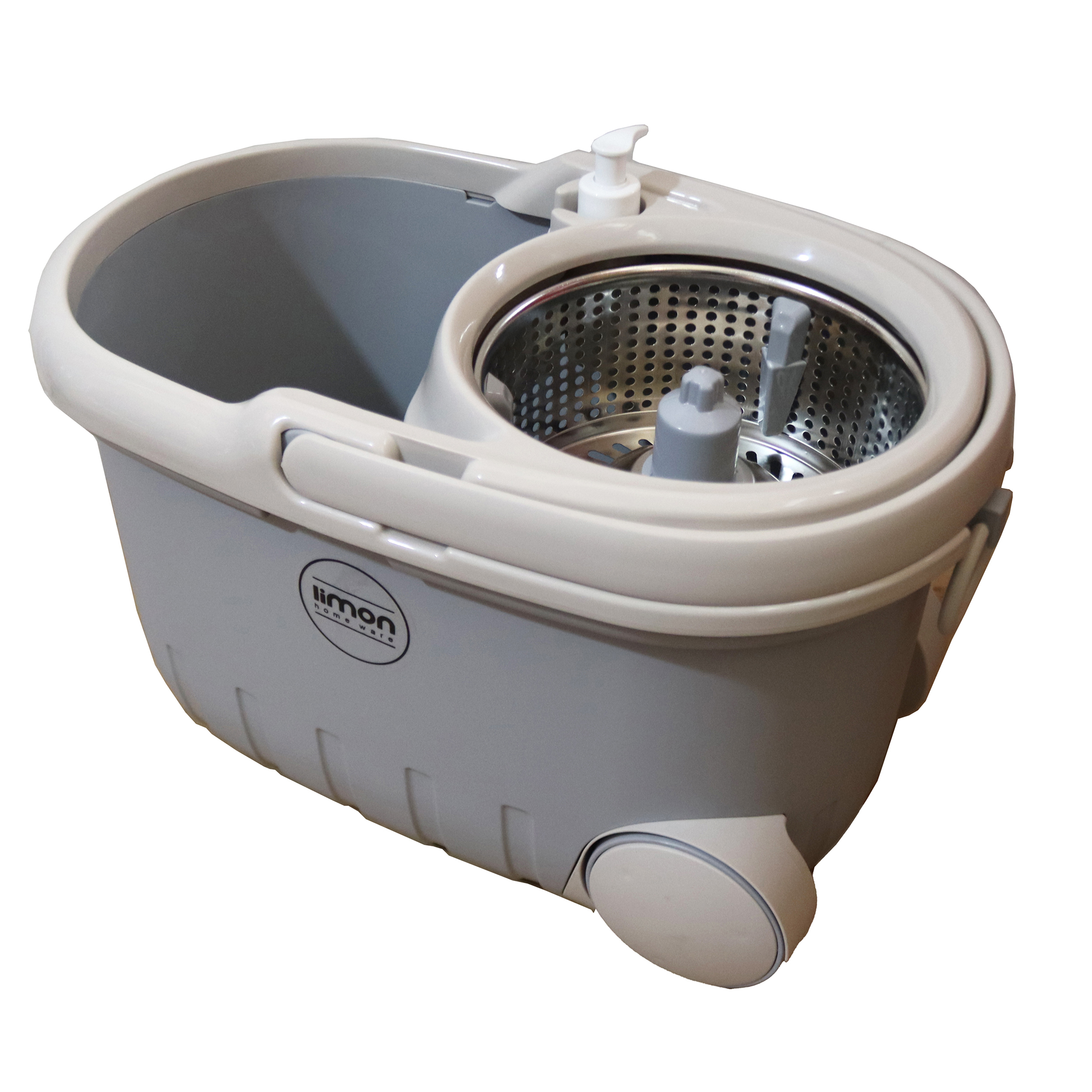 ست سطل و زمین شوی لیمون مدل چرخ دار کد YP-2021