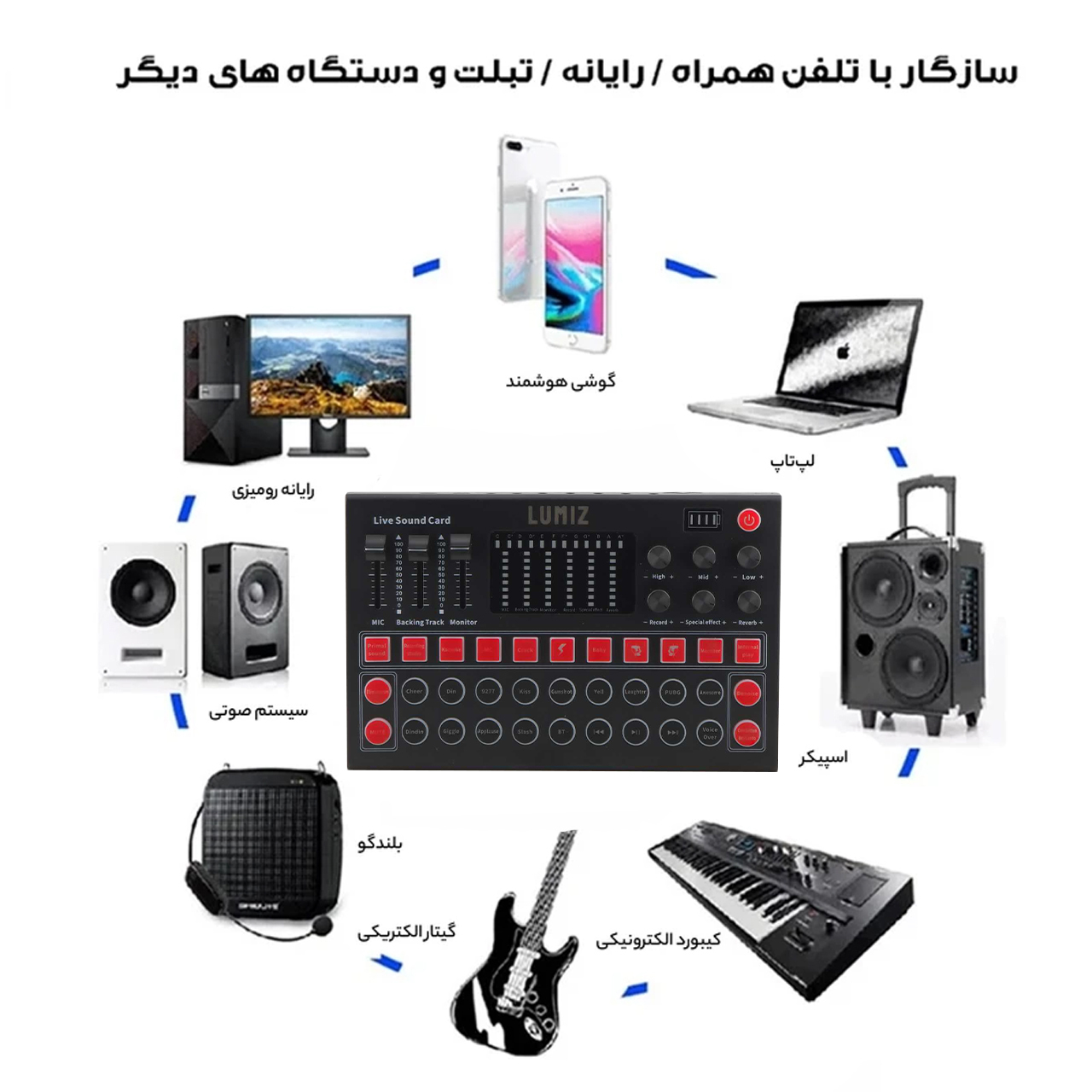 کارت صدا لومیز مدل M9