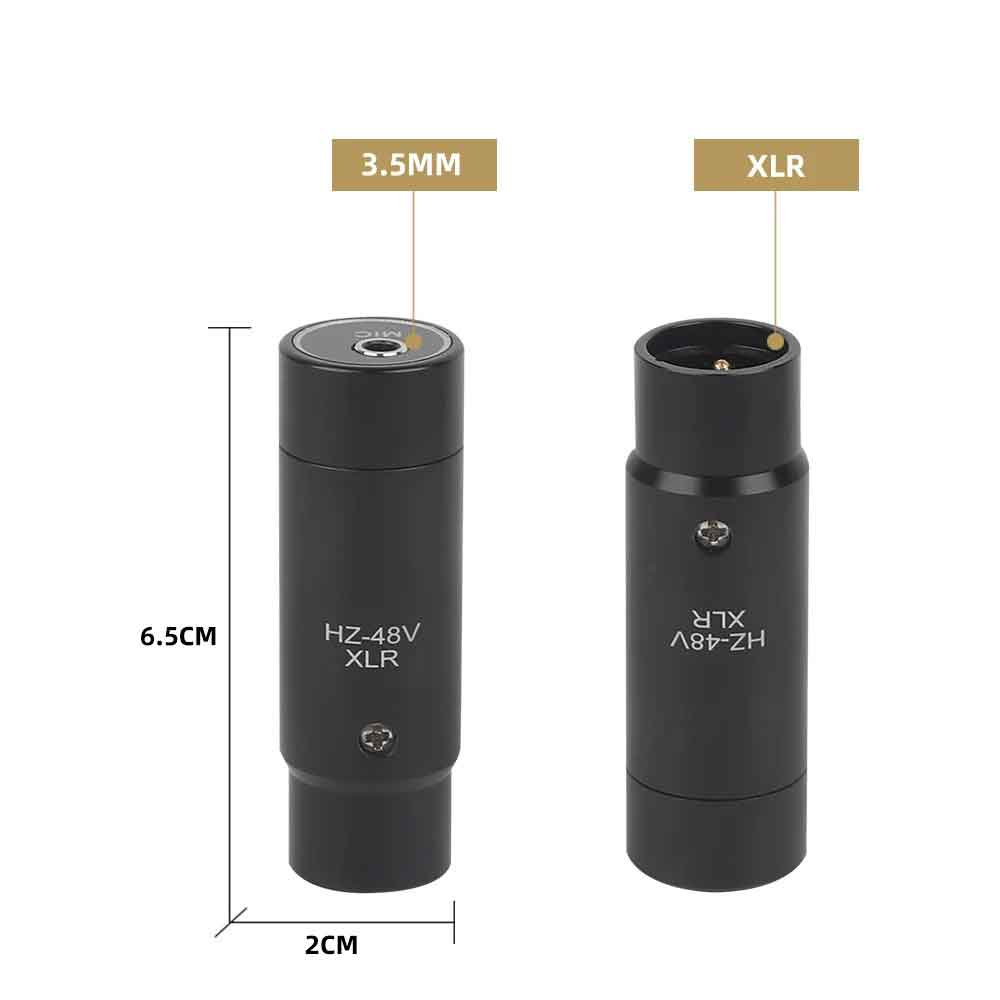 مبدل جک 3.5 میلیمتری به XLR مدل HZ-48V