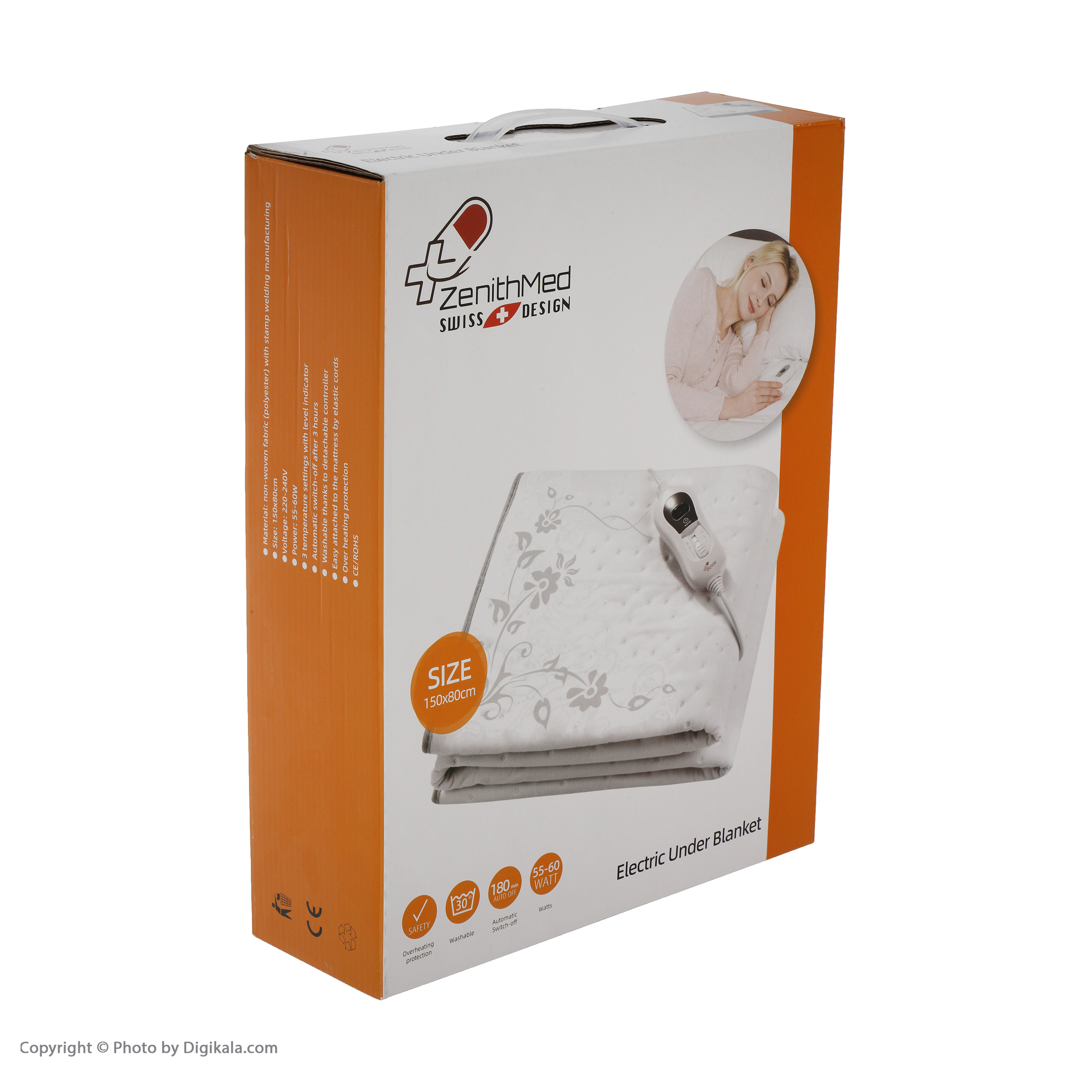 زیرانداز برقی زنیتمد مدل Single