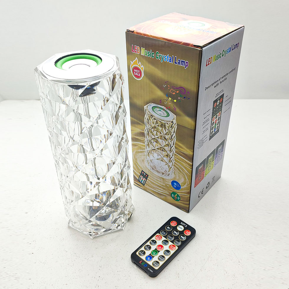 اسپیکر بلوتوثی قابل حمل مدل رقص نور دار طرح منشوری