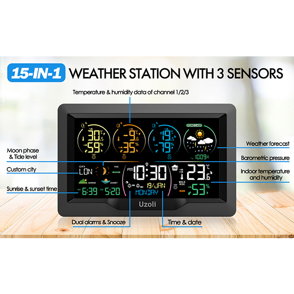 دماسنج محیطی اوزولی مدل EM3390