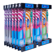 مسواک بنسر مدل پریمیر کلینینگ با برس نرم بسته 24 عددی