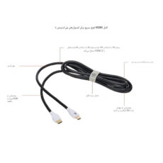 کابل HDMI پاور ای  مدل HDMI 2.1 طول 3 متر