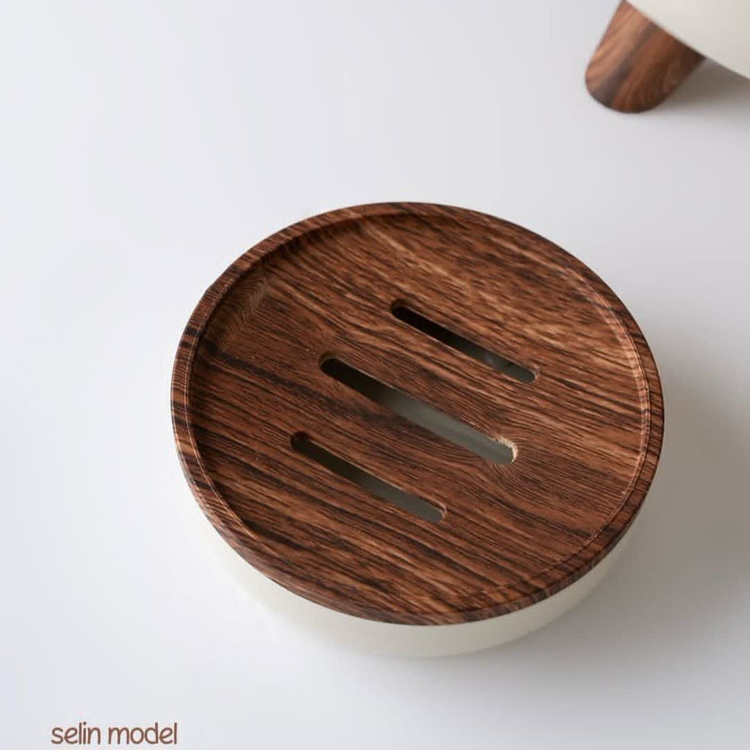 ست سرویس بهداشتی 6 تکه اطلس مدل سلین