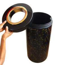 سطل زباله بهاز کالا  مدل استوانه ای کد marbel 45L