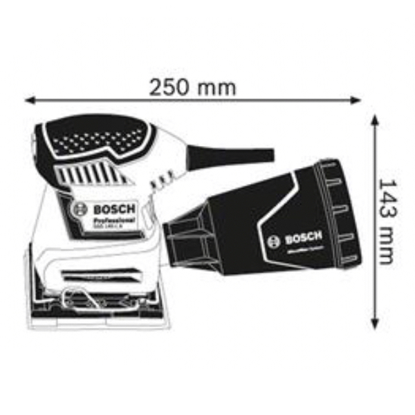 دستگاه سنباده زن بوش مدل GSS 140-1A