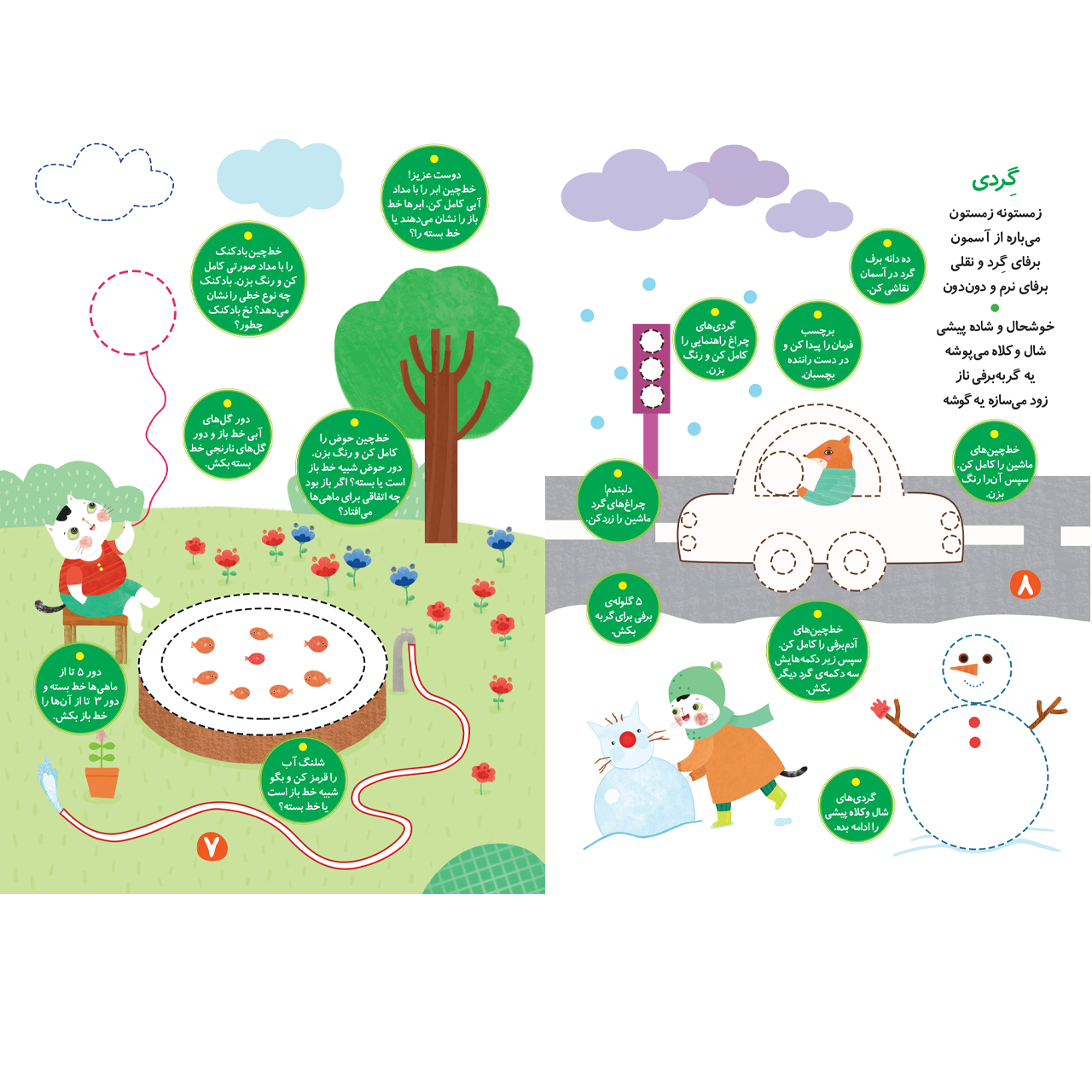 سری کتاب های آموزشی پیش دبستانی اثر منصوره عرب خراسانی انتشارات کتاب باز 10 جلدی