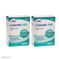 قرص ال کارنیتین یورو ویتال - 1000 میلی گرم دو بسته 60 عددی