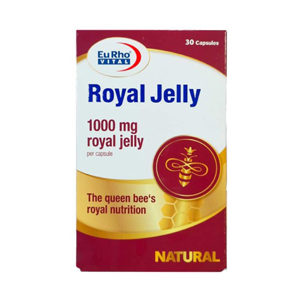کپسول رویال ژلی یوروویتال - 1000 میلی گرم بسته 30 عددی
