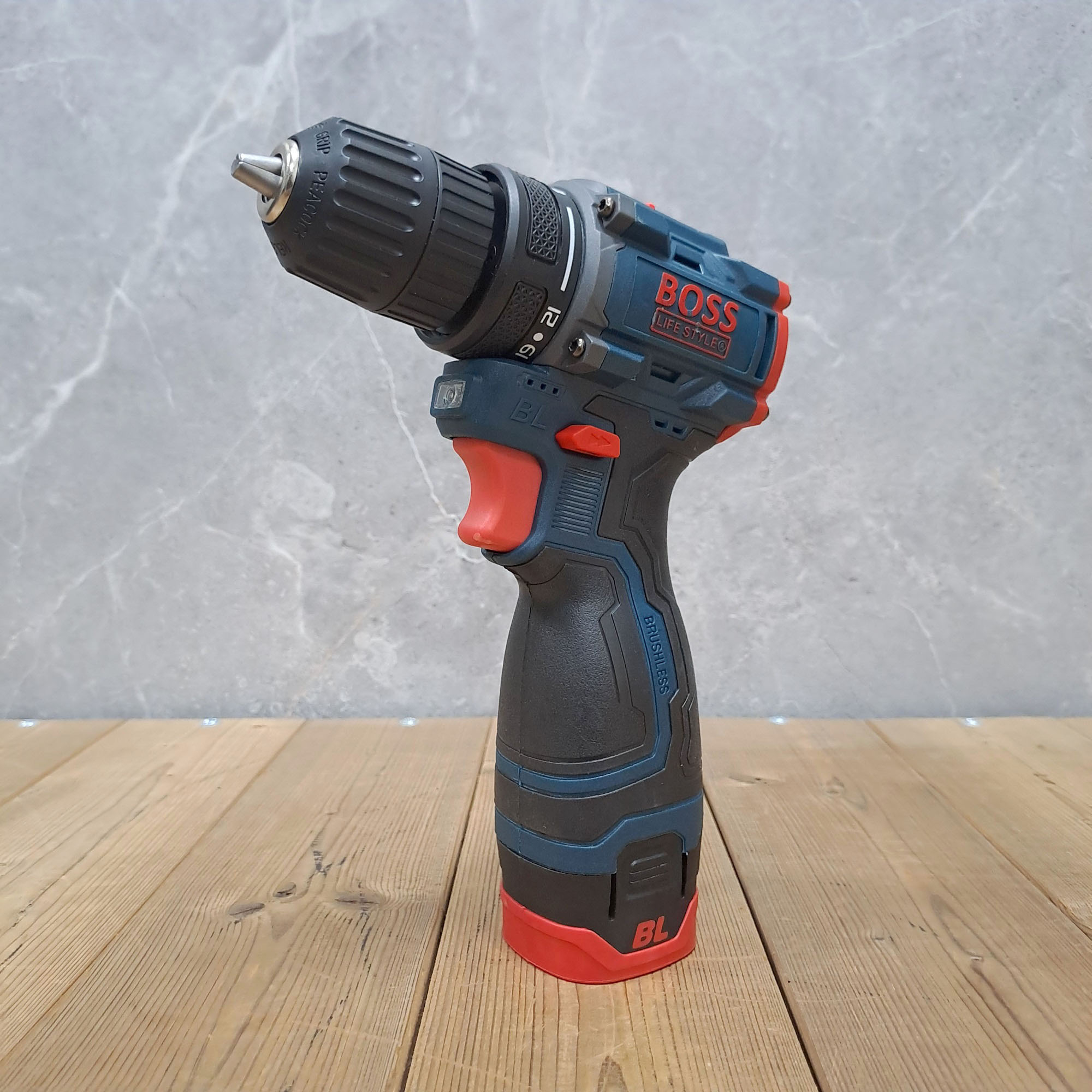 دریل پیچ گوشتی شارژی باس مدل براشلس