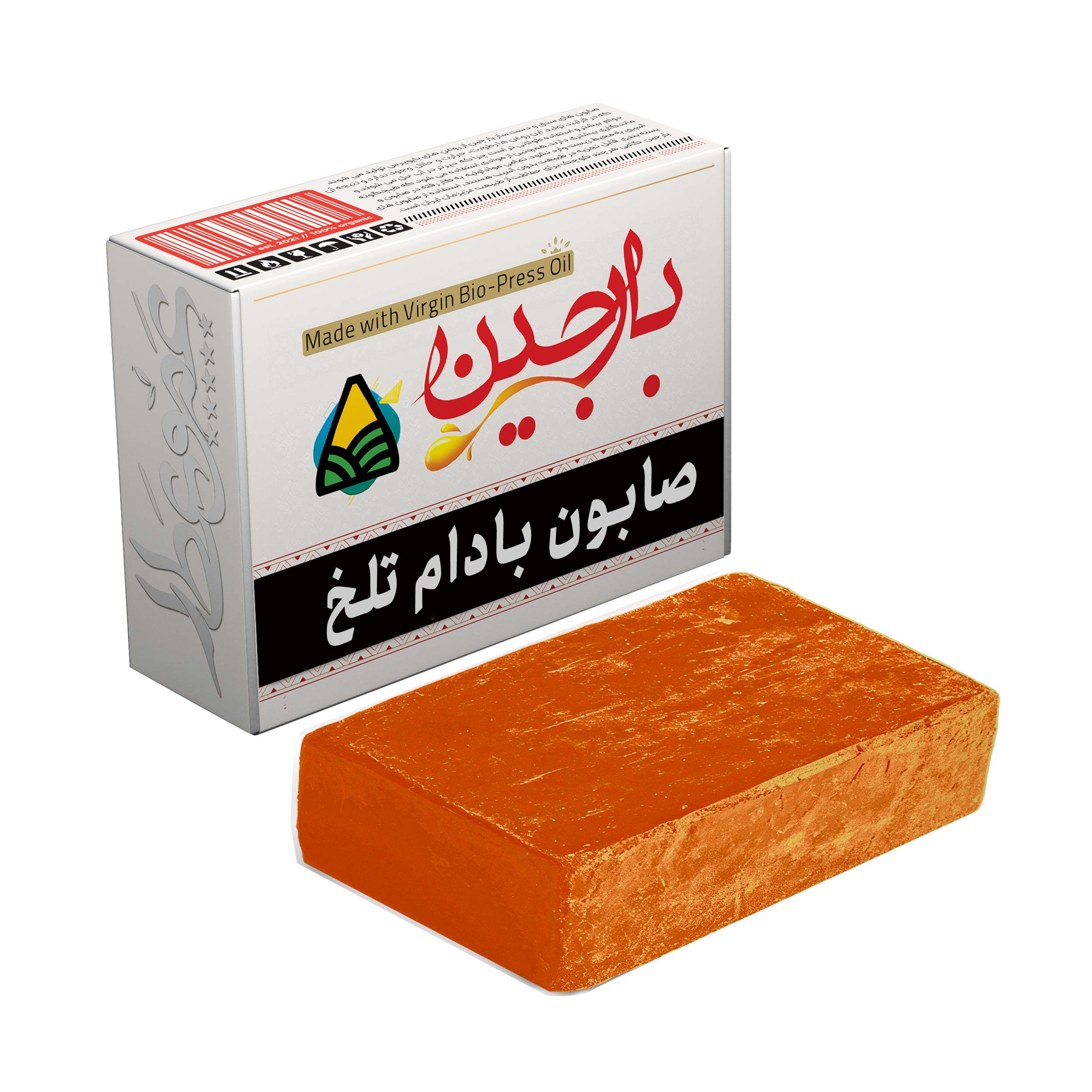 صابون شستشو بارجین مدل بایوپرس بادام تلخ وزن 85 گرم