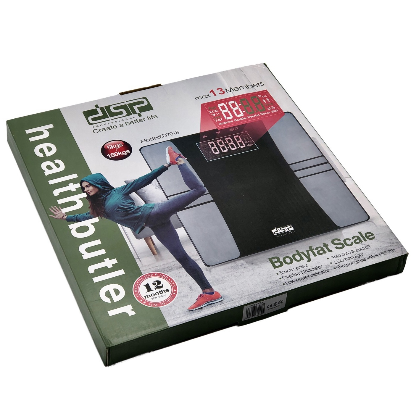 ترازو دیجیتال هوشمند دی اس پی مدل KD7018