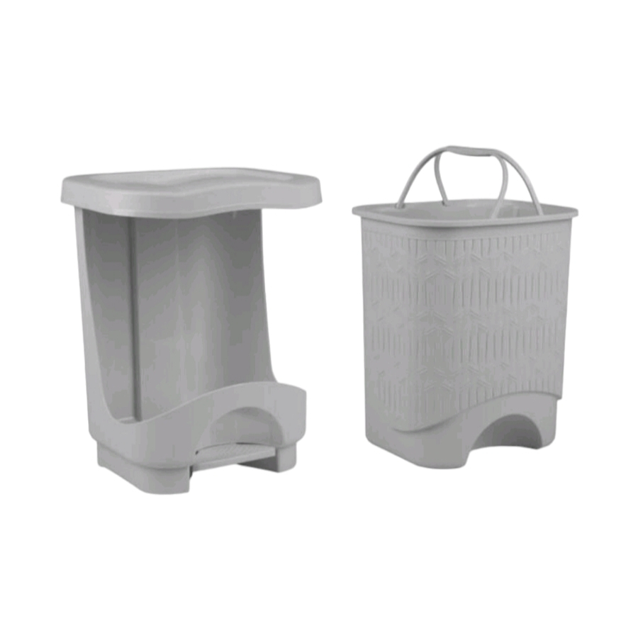 سطل زباله پدالی لیمون مدل چهارگوش