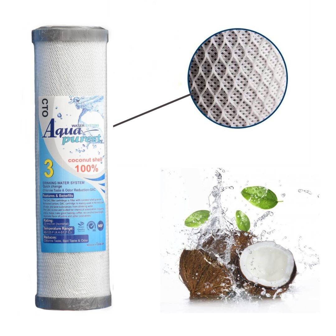 فیلتر دستگاه تصفیه آب آکوا پیورست مدل TST 9098 مجموعه 9 عددی