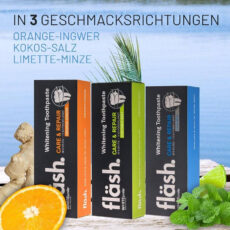 خمیر دندان وایت اسمایل مدل flash orange ginger حجم 75 میلی لیتر