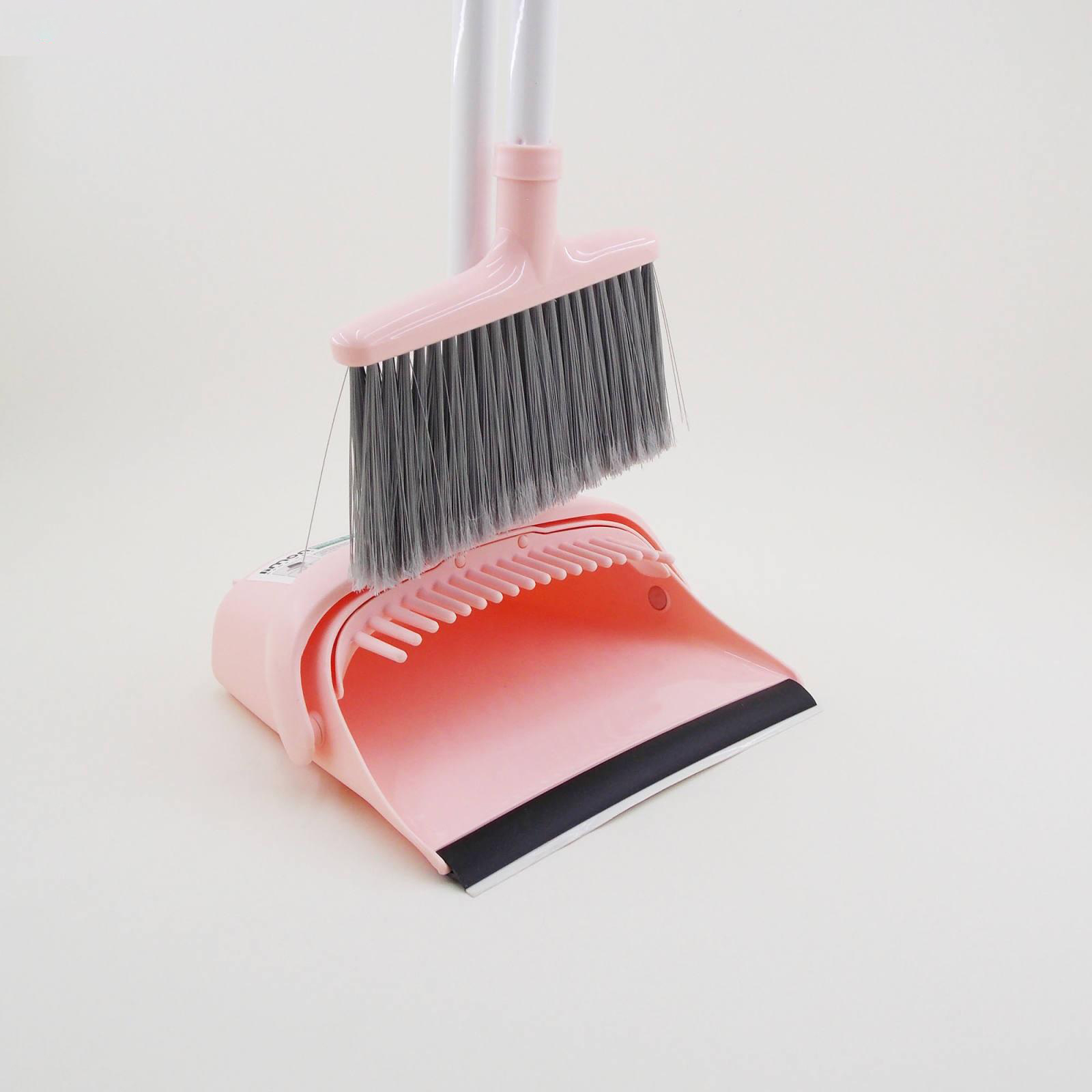 ست جارو خاک انداز لیمون مدل شانه دار کد AT 2265