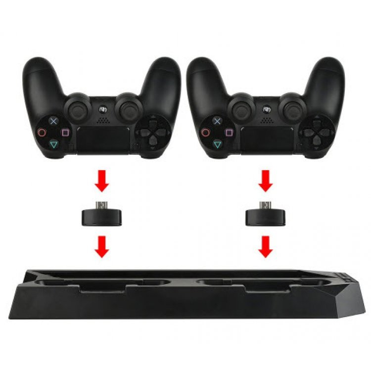 پایه خنک کننده و شارژر پلی استیشن 4 مدل YH-24