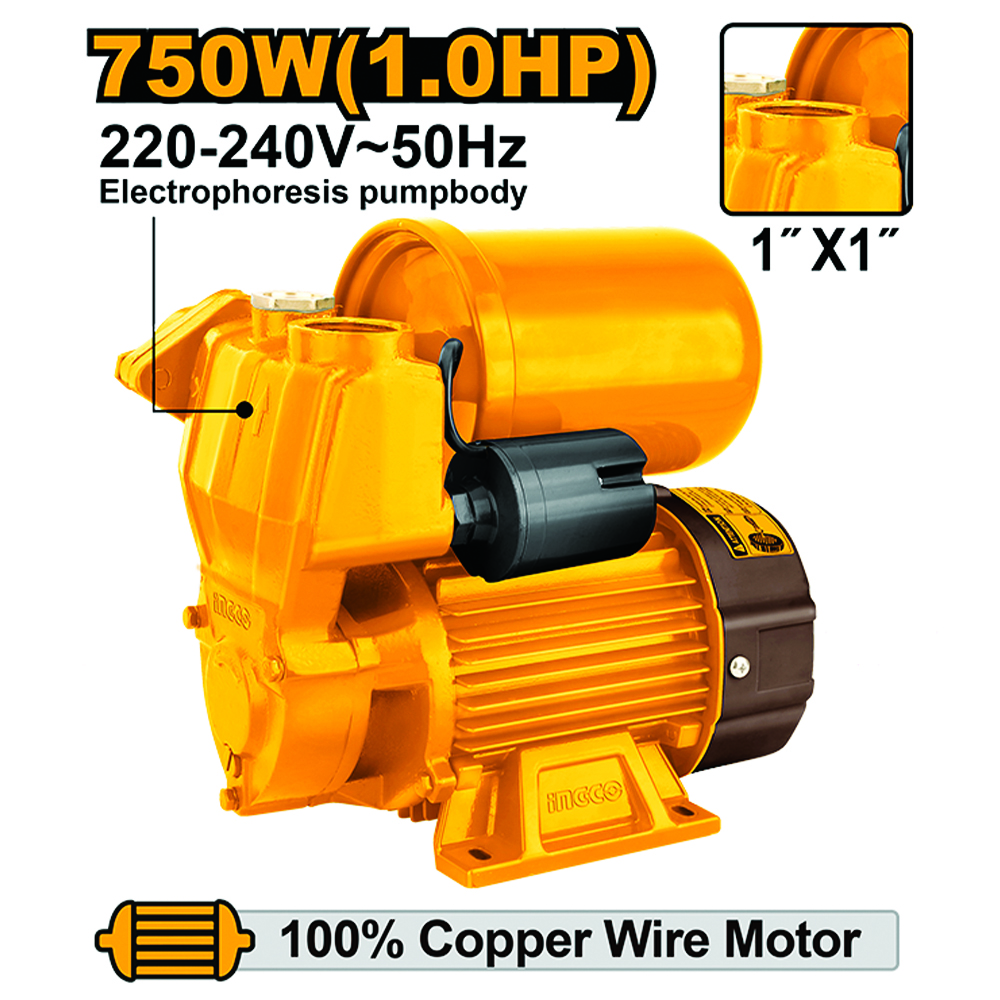 پمپ آب 1 اسب بخار اینکو مدل VPA7508