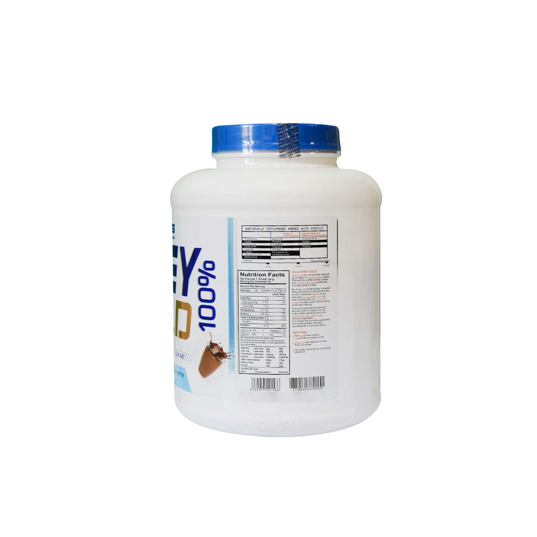 پودر پروتئین وی 100 درصد گلد دوبیس - 2270 گرم