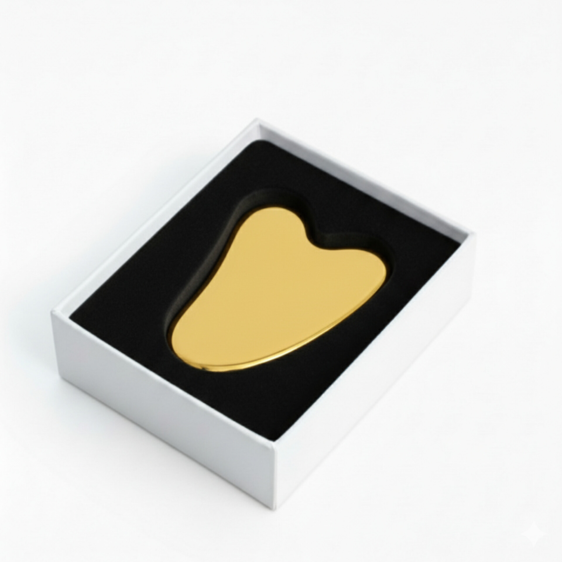 ماساژور دستی صورت مدل گواشا استیل کد ۲