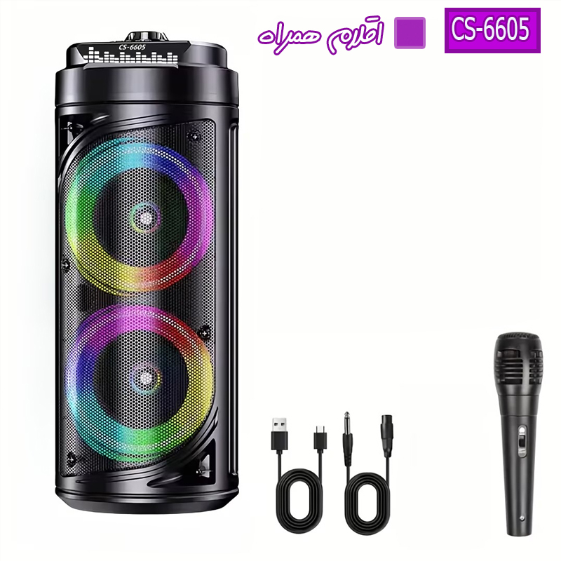 اسپیکر بلوتوثی قابل حمل مدل CS-6605