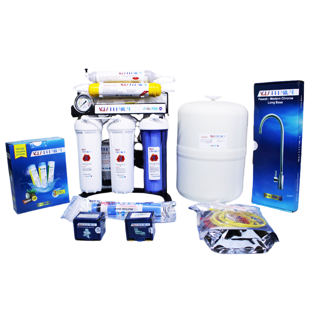 دستگاه تصفیه کننده آب آکواپرمیوم مدل A9POAB12-BK-TP