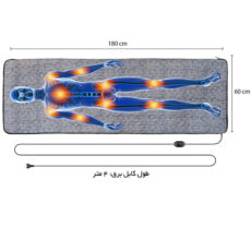 تشک برقی مدل relax سایز 180×60×1 سانتی‌متر