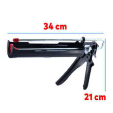 دستگاه چسب تفنگی مدل Metal Silicone Gun Black