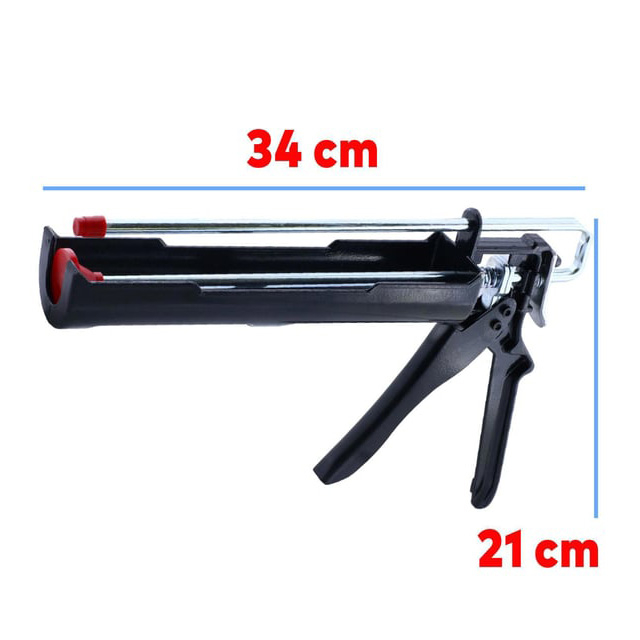 دستگاه چسب تفنگی مدل Metal Silicone Gun Black