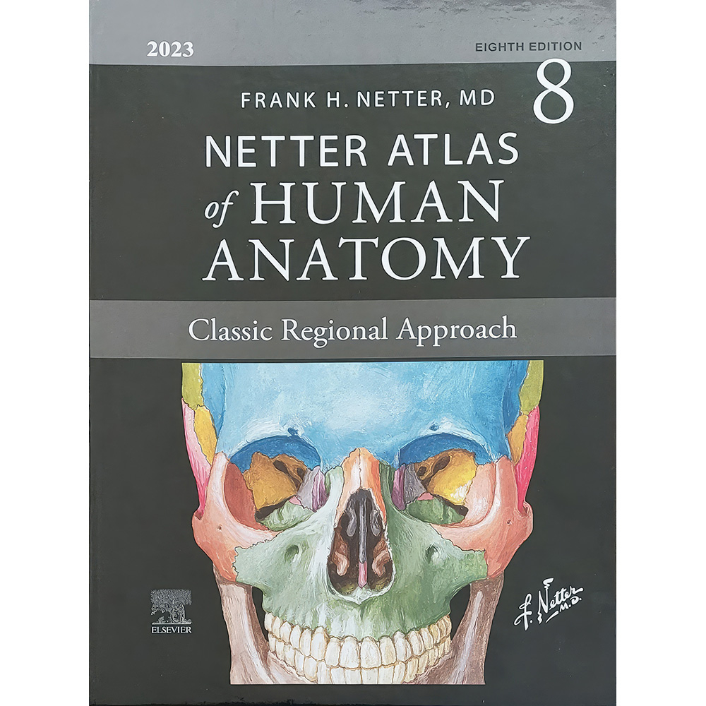 کتاب 2023 Atlas of Human Anatomy Netter 8th Edition اثر دکتر فرانک نتر انتشارات اندیشه رفیع