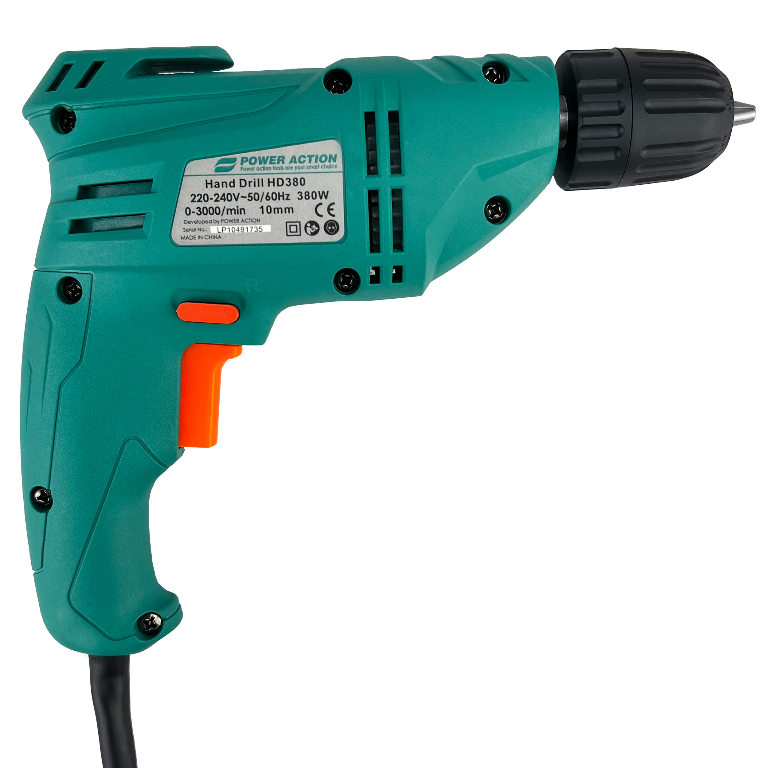 دریل پیچ گوشتی برقی پاور اکشن مدل HD 380