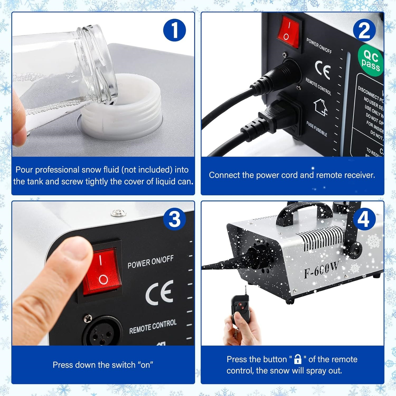 دستگاه برف ساز مدل MTS600W