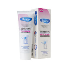 خمیر دندان ضد حساسیت بنسر مدل سنسیتیو با طعم نعنا حجم 100 میلی لیتر بسته 24 عددی