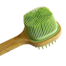 ماساژور سر و بدن مدل سیلیکونی دسته دار کد 13594