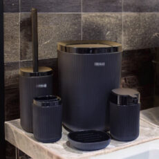 ست سرویس بهداشتی 5 پارچه مدل شیاردار روما