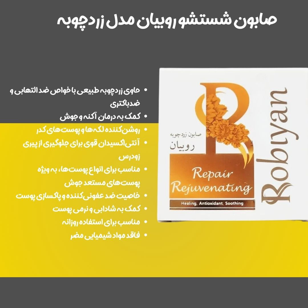 صابون شستشو روبیان مدل زردچوبه وزن 100 گرم مجموعه 12 عددی